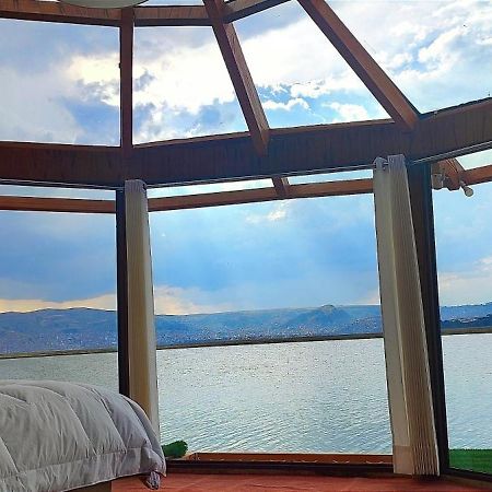 Vila Titicaca Habitacion Panoramica Vista Al Amanecer Puno Exteriér fotografie