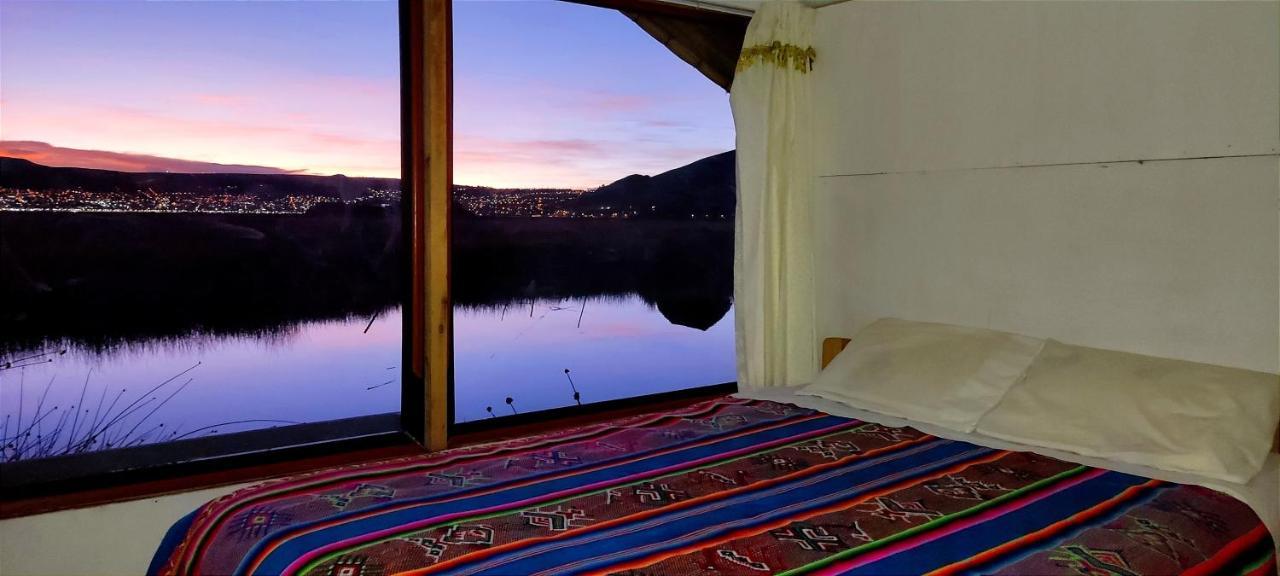 Vila Titicaca Habitacion Panoramica Vista Al Amanecer Puno Exteriér fotografie