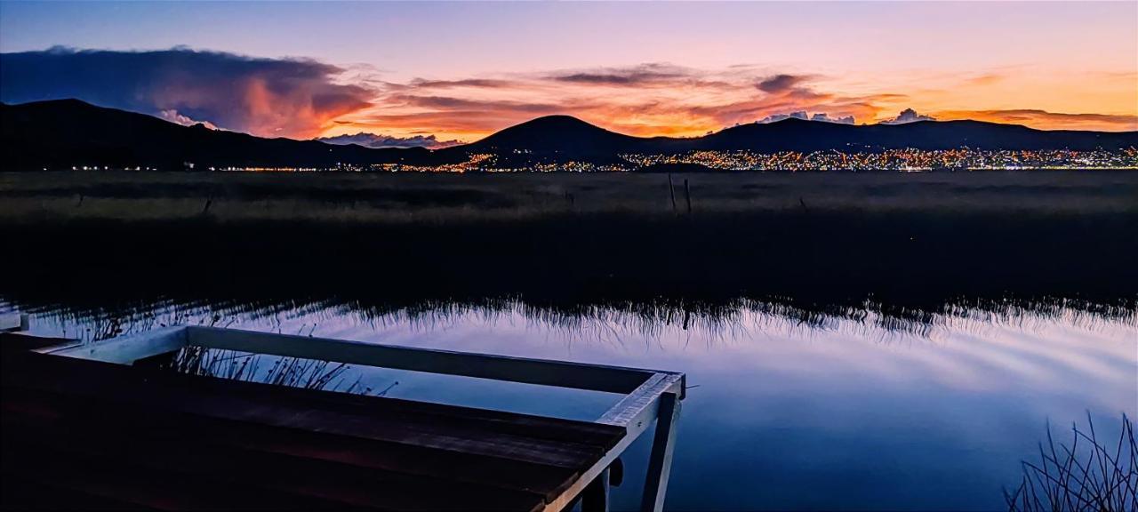 Vila Titicaca Habitacion Panoramica Vista Al Amanecer Puno Exteriér fotografie
