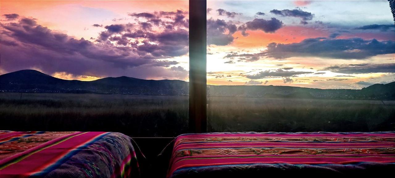 Vila Titicaca Habitacion Panoramica Vista Al Amanecer Puno Exteriér fotografie