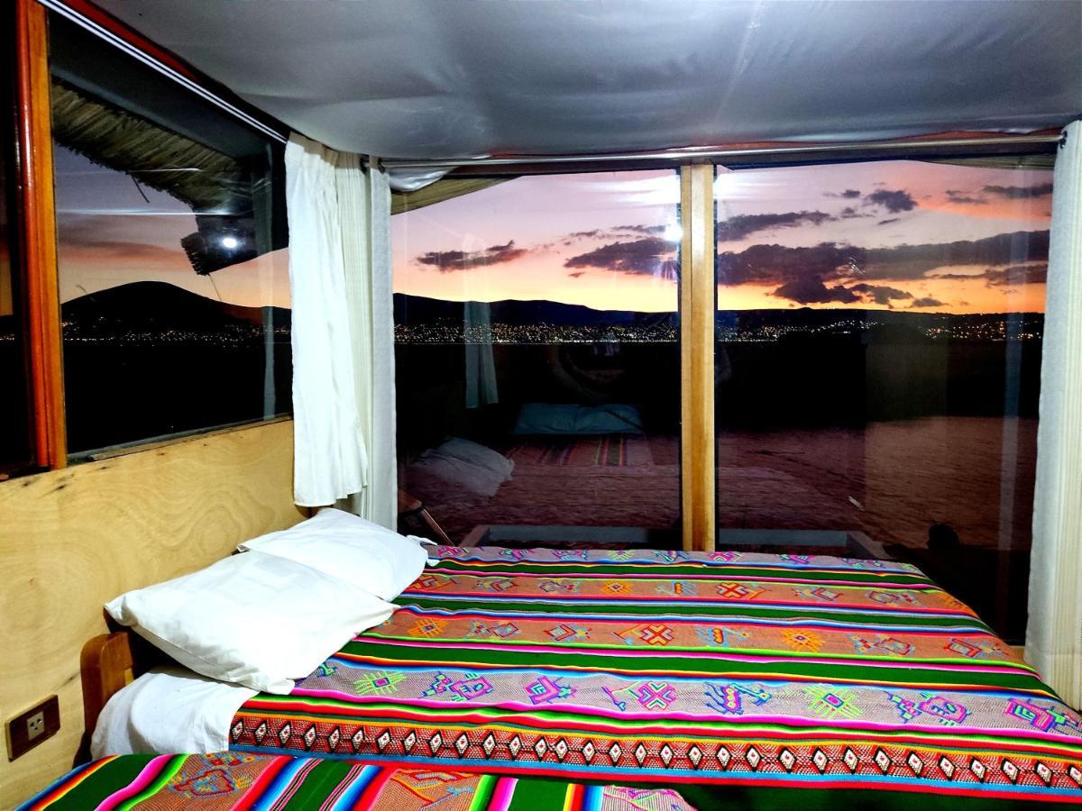 Vila Titicaca Habitacion Panoramica Vista Al Amanecer Puno Exteriér fotografie