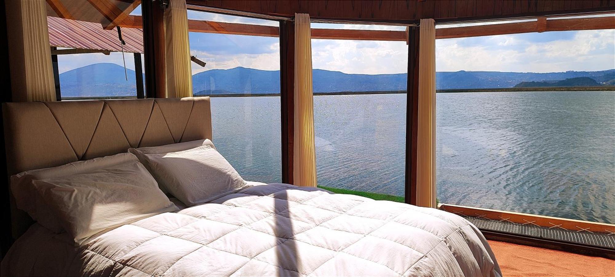 Vila Titicaca Habitacion Panoramica Vista Al Amanecer Puno Exteriér fotografie