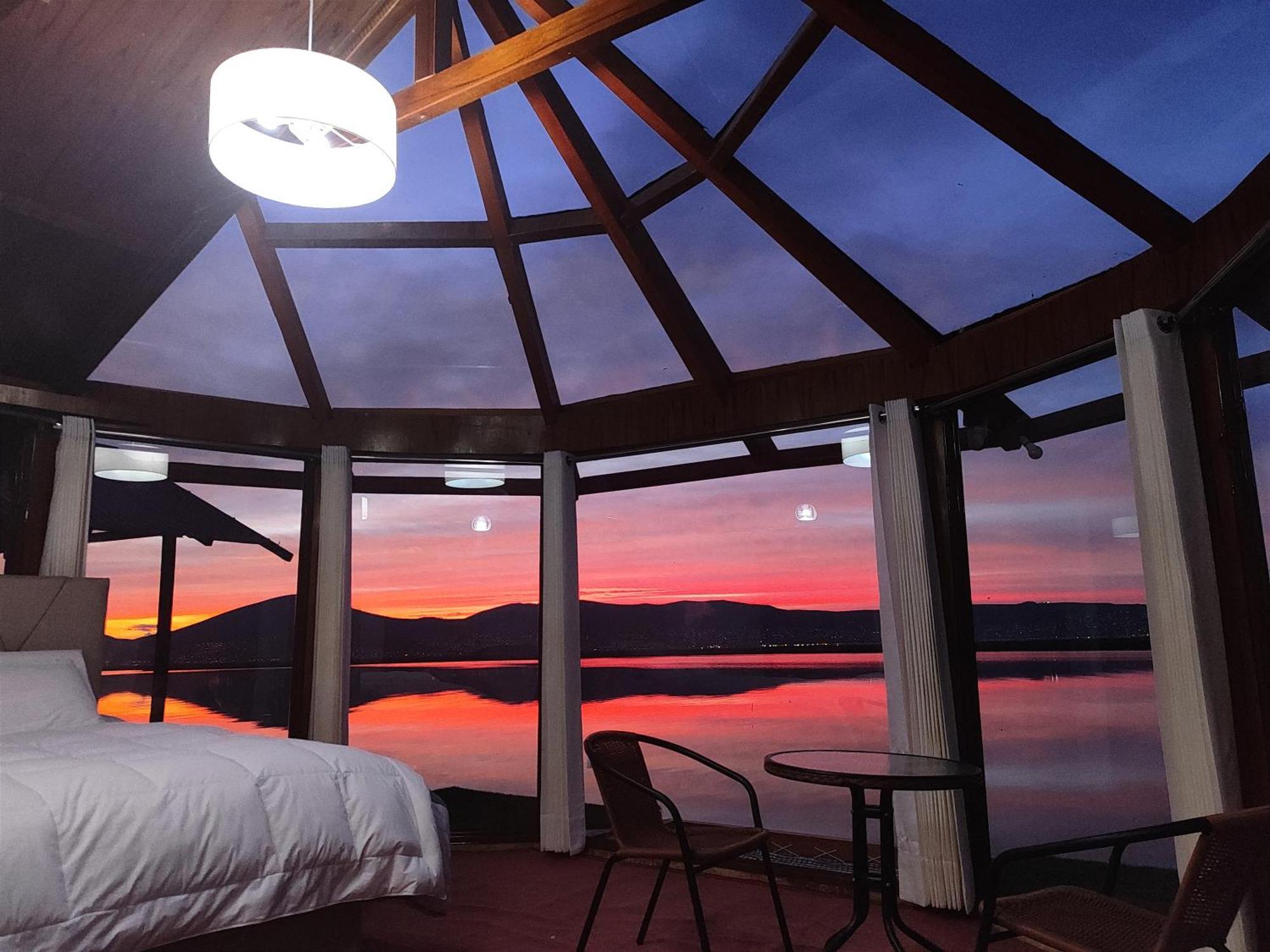 Vila Titicaca Habitacion Panoramica Vista Al Amanecer Puno Exteriér fotografie